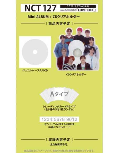 Japanese Edition NCT 127 2nd Mini Album LOVEHOLIC 1st Limited