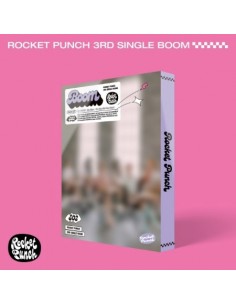 ROCKET PUNCH 3rd Single Album BOOM Heart Ver CD Poster