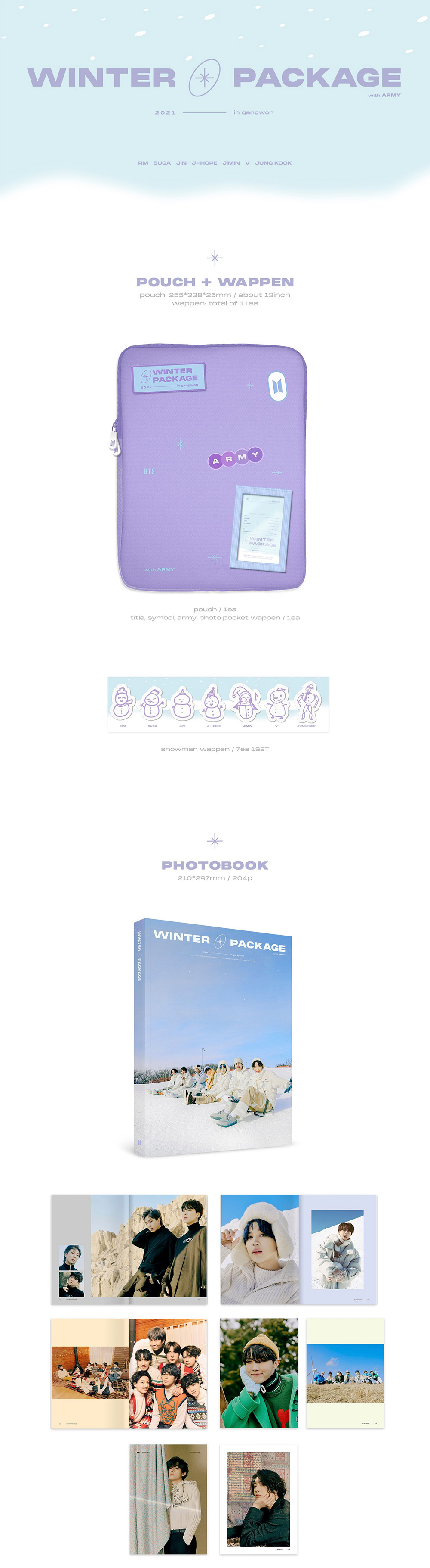 BTS 2021 Winter Package