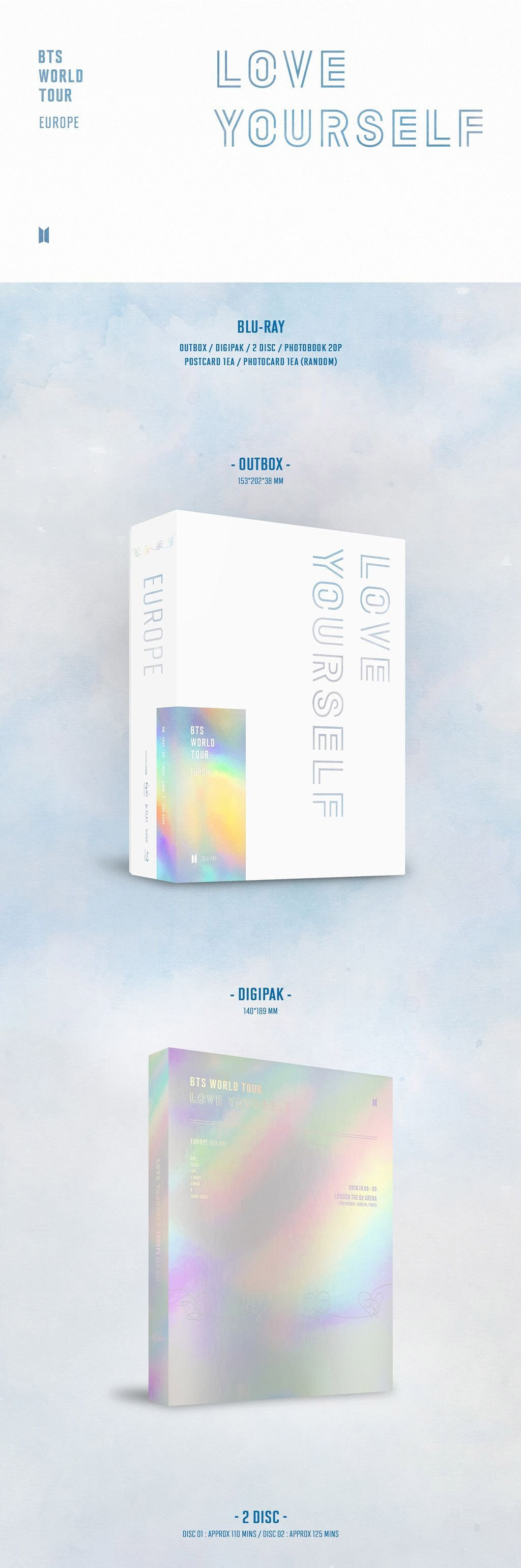 BTS LOVE YOURSELF EUROPE Blu-ray 未開封未開封です - ミュージック