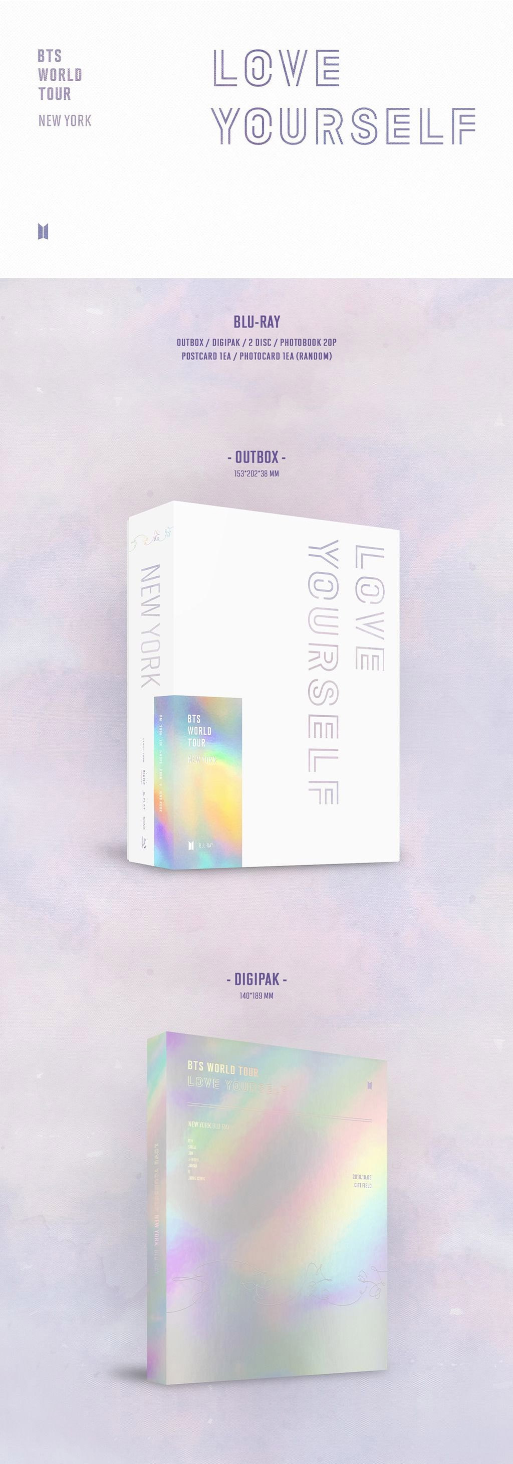 2022春夏新作 BTS TOUR LOVE YOURSELF NEW YORK Blu-ray - DVD