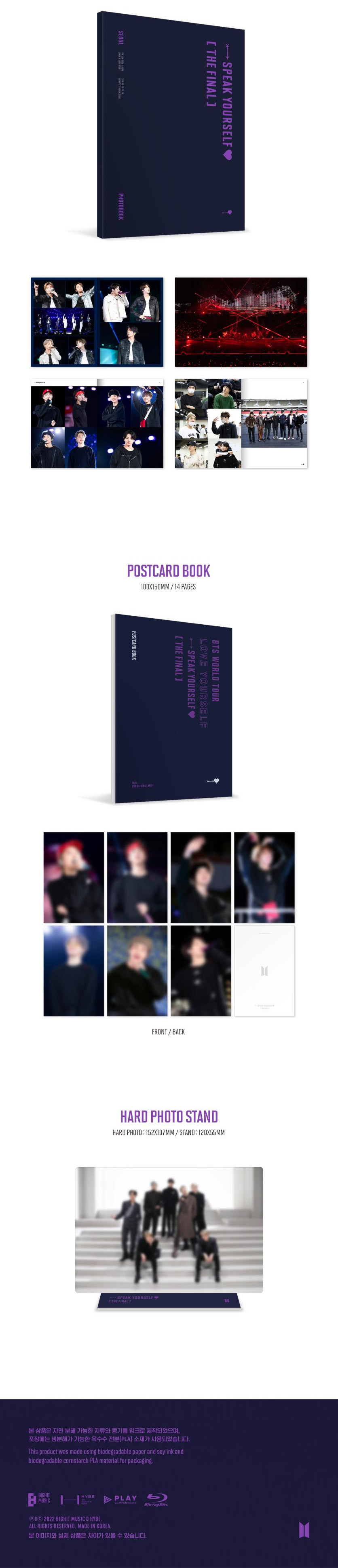 BTS WORLD TOUR 'LOVE YOURSELF : SPEAK YOURSELF' [THE FINAL] Blu-ray