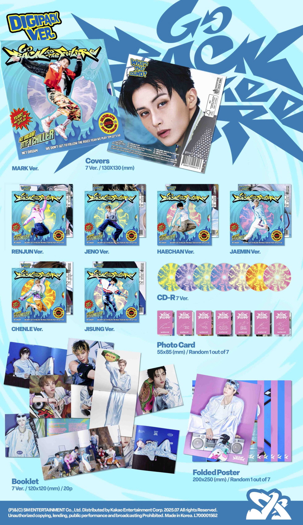 ミュージック NCT DREAM DREAM THE FUTURE DVD NCT DREAM 5th Album - Go Back To The Future (Ultimate Park