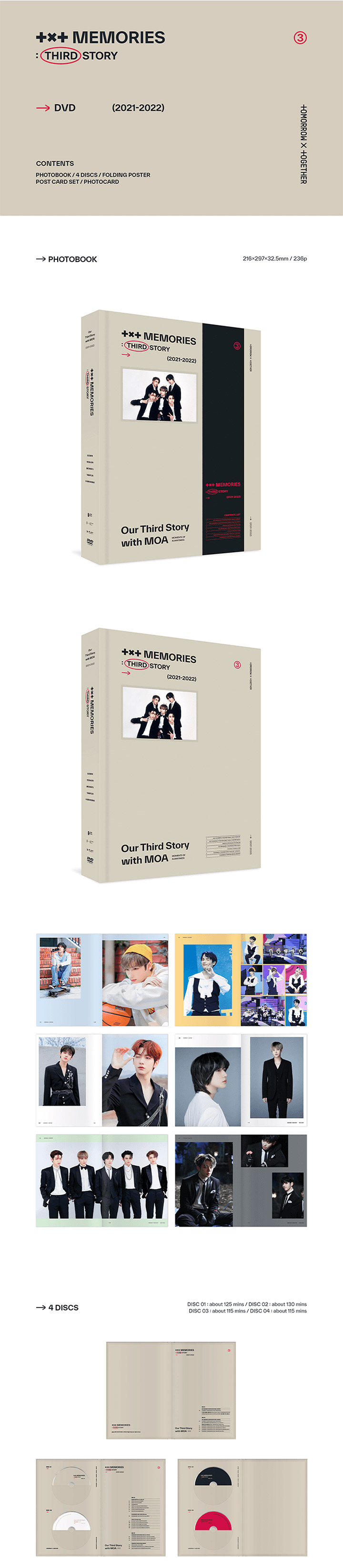 [2nd Pre Order] TXT MEMORIES : THIRD STORY DVD - kpoptown.ca