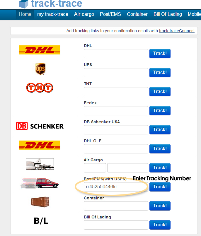 china post tracking number checker