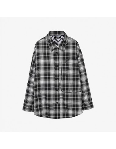 BTS x SYSTEM Collaboration - Back Block Check Shirt