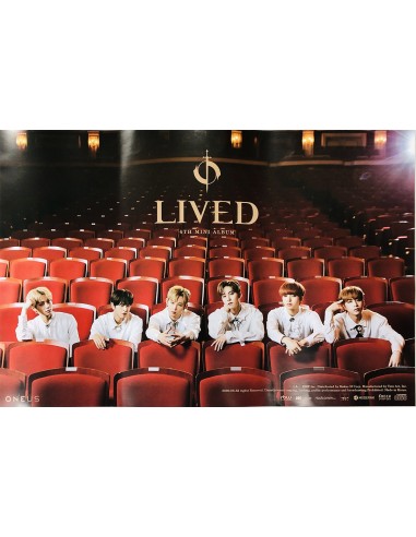 [Poster] ONEUS 4th Mini Album - LIVED POSTER