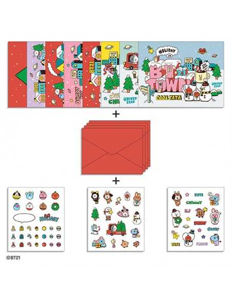 [BT21] BT21 X Monopoly Collaboration - Postcard Set [BT21 Town]