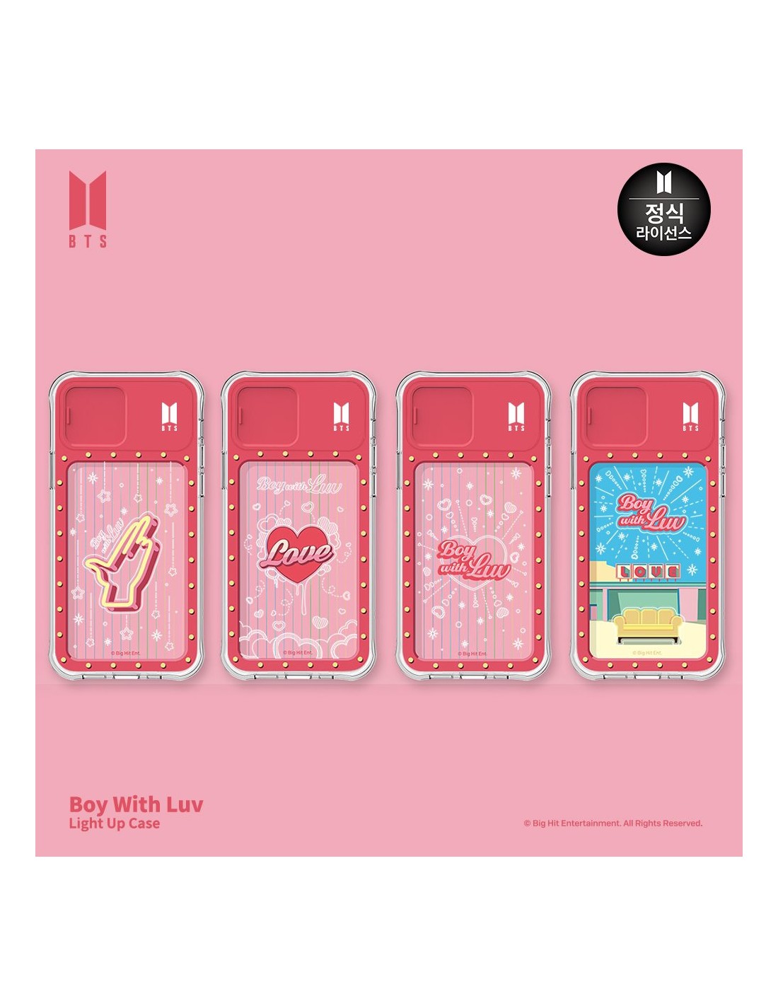 BTS Boy With Luv Goods Light Up Case