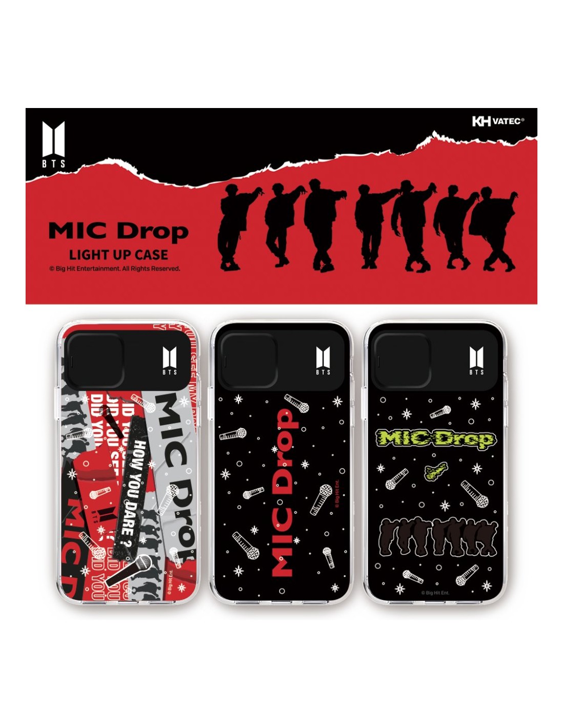BTS MIC Drop Goods - Light Up Case