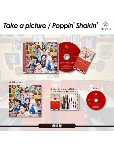 [Japanese Edition] NiziU 2nd Single Album - Take a picture / Poppin'  Shakin' (Standard Edition) CD