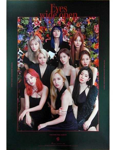 Poster] TWICE 2nd Album - EYES WIDE OPEN (Random Ver.) Poster