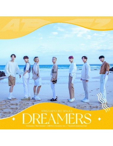 [Japanese Edition] ATEEZ 1st Single Album - Dreamers (1st Limited Edition Type-A) CD + DVD