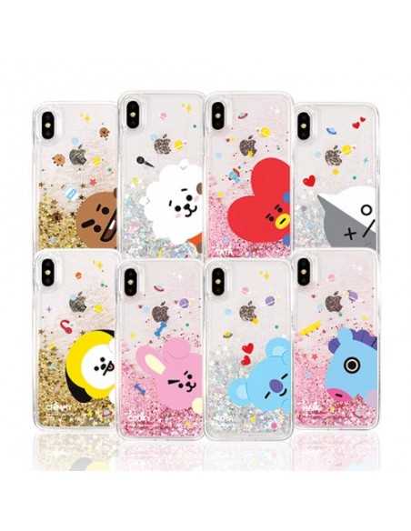 BT21 Glitter Phone Case Type.2 For iPhone