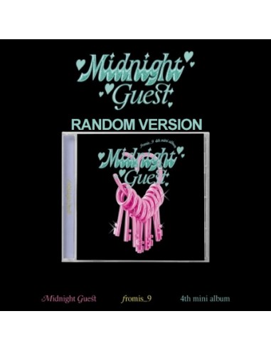 Fromis_9 4th Mini Album - Midnight Guest Jewel case ver. (Random Ver.) CD