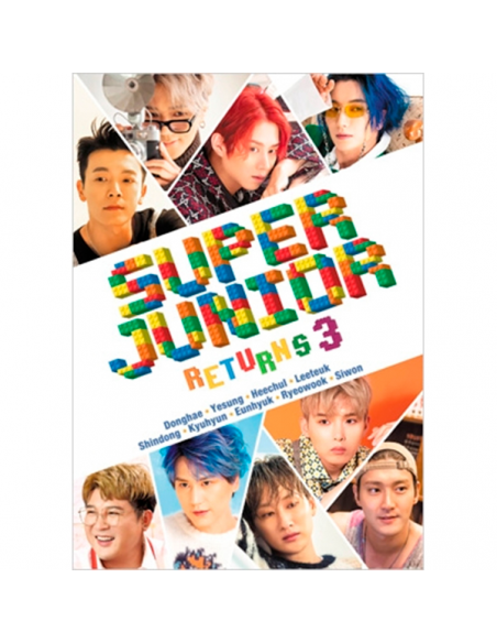 [Japanese Edition] SUPER JUNIOR Returns 3 DVD (3DISC)