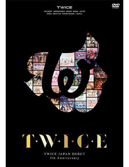 Japanese Edition] TWICE JAPAN DEBUT 5th Anniversary『T・W・I・C・E』 (Standard  Edition) DVD