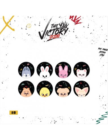 Stray Kids x SKZOO [THE VICTORY] LIGHT STICK MINI KEY RING - JYP SHOP