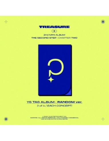 [YG TAG Ver.] TREASURE 2nd Mini Album - THE SECOND STEP : CHAPTER TWO (RANDOM Ver.)