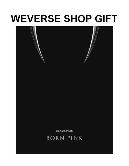 BOX] BLACKPINK 2nd Album - BORN PINK (BLACK ver.) CD + Poster