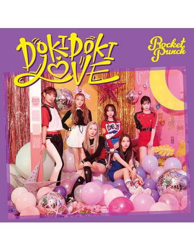 [Japanese Edition] Rocket Punch 1st Album - DokiDoki Love (1st Limited Edition) CD + DVD
