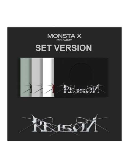 [SET] MONSTA X 12th Mini Album - REASON (SET Ver.) 4CD