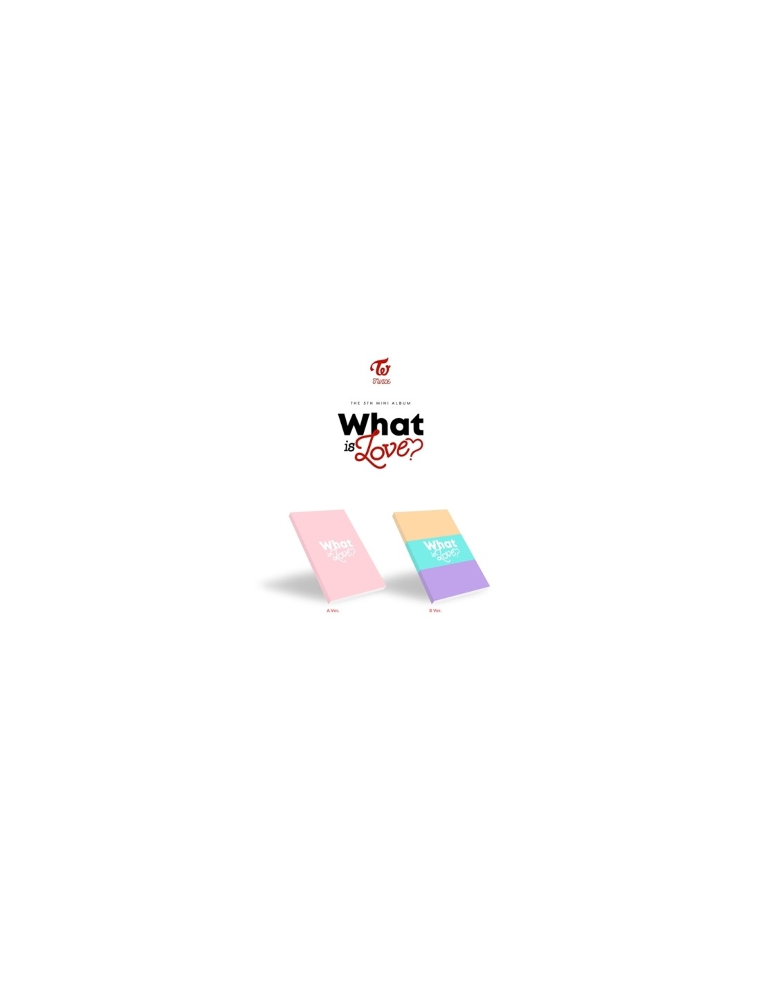 Re-release] TWICE 5th Mini Album - What is Love? (Random ver) CD