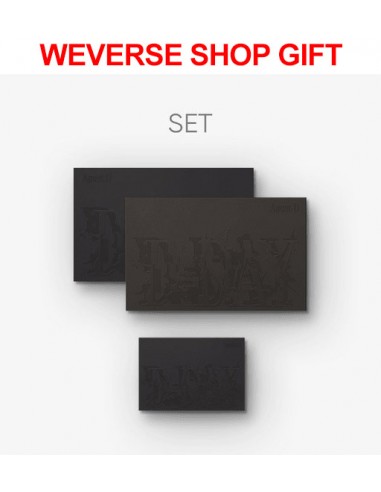 [Weverse Shop Gift][3SET] SUGA (Agust D) Solo Album - D-DAY (SET Ver.) 2CD + Weverse Albums ver