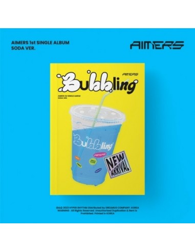 AIMERS 1st Single Album - Bubbling (SODA Ver.) CD