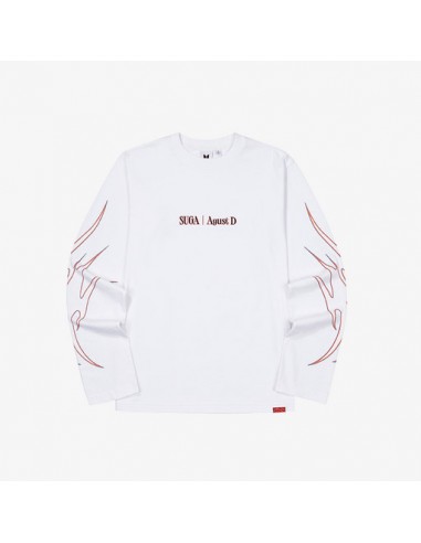 SUGA (Agust D) D-DAY TOUR Goods - Long Sleeve T-Shirt (white)