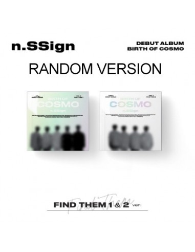 [FIND THEM] n.SSign Debut Album - BIRTH OF COSMO (Random Ver.) CD