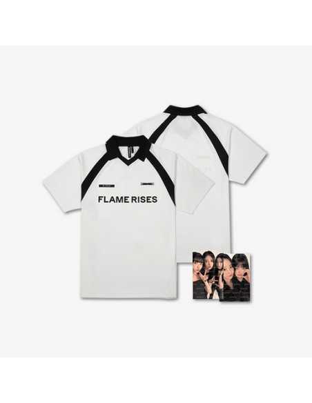 LE SSERAFIM FLAME RISES Goods - Jersey S/S T-Shirt (White)