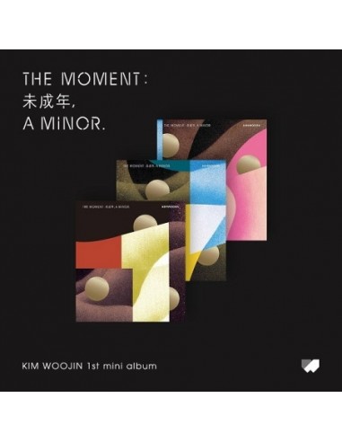 KIM WOOJIN 1st Mini Album - The moment : 未成年, A MINOR. (Random Ver.) CD