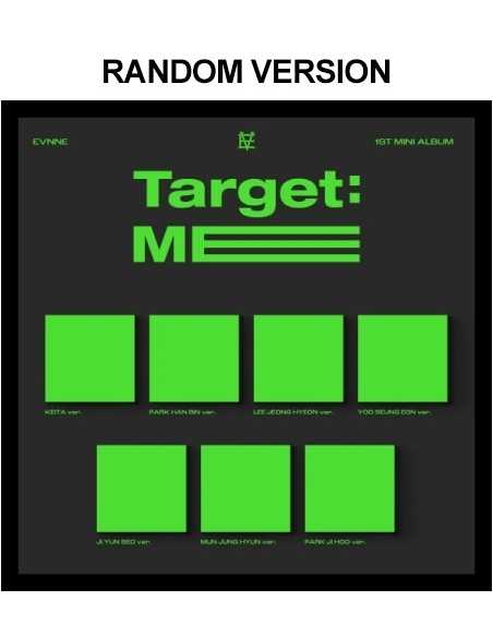 DIGIPACK] EVNNE 1st Mini Album - Target: ME (Random Ver.) CD