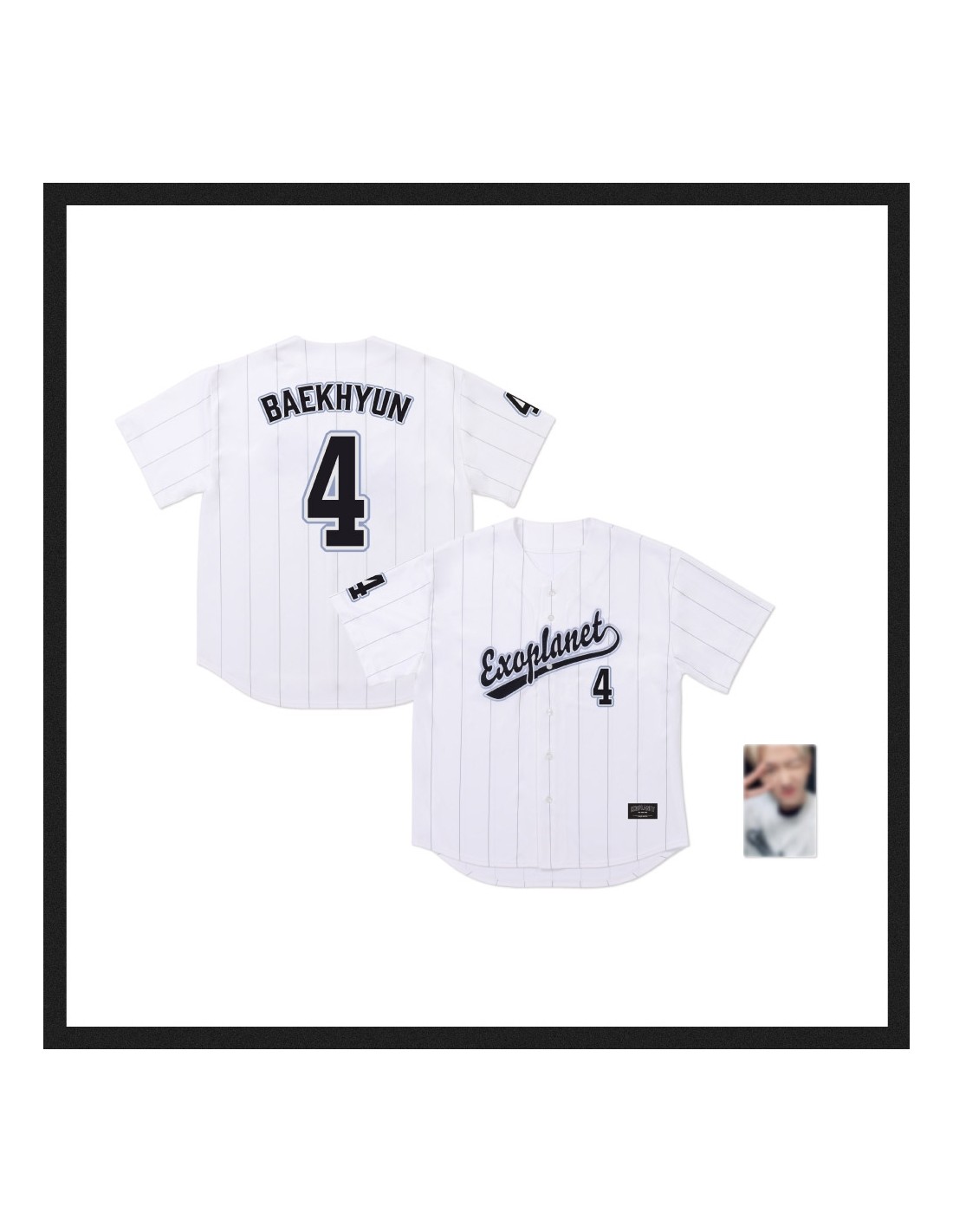 EXO EXIST Goods - BASEBALL UNIFORM_A ver.