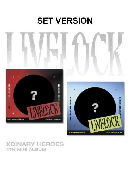 [SET][Digipack] Xdinary Heroes 4th Mini Album - Livelock (SET Ver.) 2CD