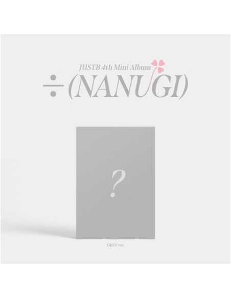 JUST B 4th Mini Album - [÷ (NANUGI)] (Grey Ver.) CD + Poster