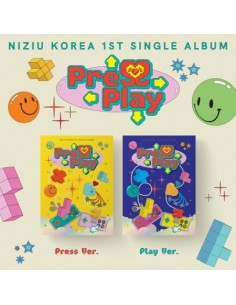 NiziU 1st Single Album - Press Play (Random Ver.) CD