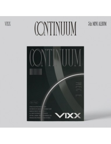 VIXX 5th Mini Album - CONTINUUM (PIECE Ver.) CD + Poster