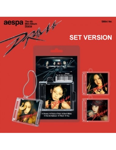 [Smart Album][SET] aespa 4th Mini Album - Drama (SET Ver.) 4SMini Ver.