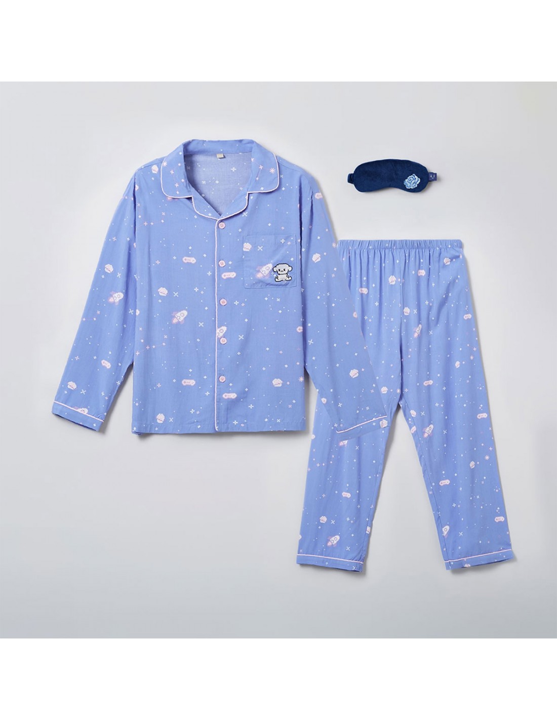 ZEROBASEONE x SPAO Goods - Pajamas SET with Sleep Shade KIM GYU VIN (Virgo)
