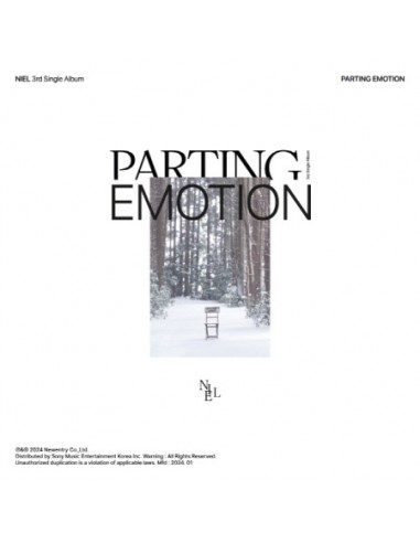 NIEL 3rd Single Album - PARTING EMOTION CD