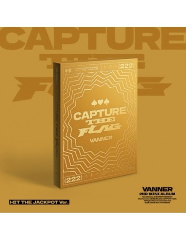 VANNER 2nd Mini Album - CAPTURE THE FLAG (HIT THE JACKPOT Ver.) CD + Poster