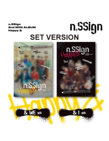 [SET] n.SSign 2nd Mini Album - Happy & (SET Ver.) 2CD