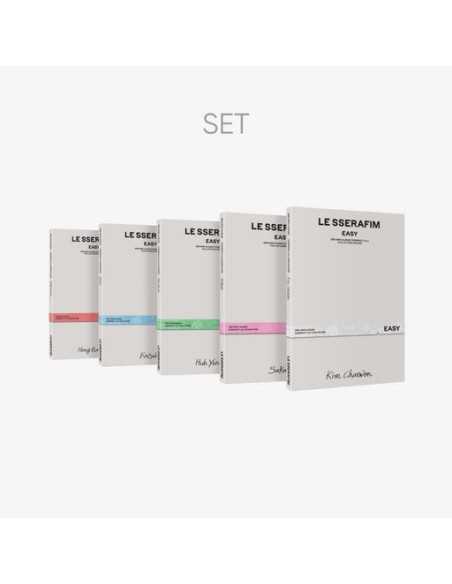 [SET][COMPACT] LE SSERAFIM 3rd Mini Album - EASY (SET Ver.) 5CD