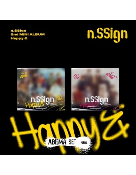 SET] n.SSign 2nd Mini Album - Happy & (ABEMA SET Ver.) 2CD