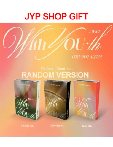 [JYP Shop Gift][Smart Album] TWICE 13th Mini Album - With YOU-th (Random Ver.) Nemo Ver.