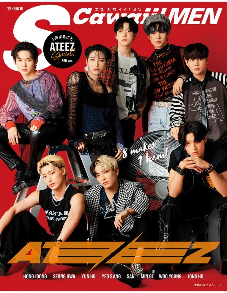 Magazine SCawaii! MEN ATEEZ Special RED