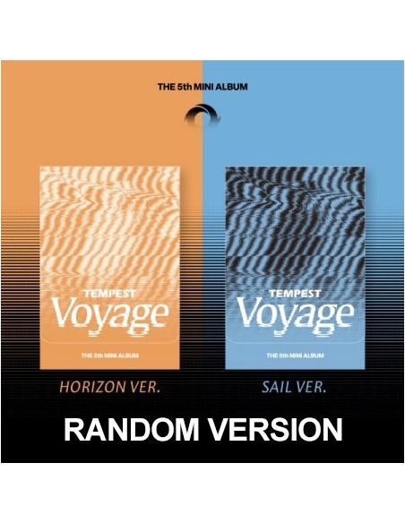 [Smart Album] TEMPEST 5th Mini Album - Voyage (Random Ver.) PLVE Ver.