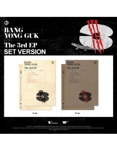 [SET] BANG YONG GUK 3rd EP Album - 3 (SET Ver.) 2CD